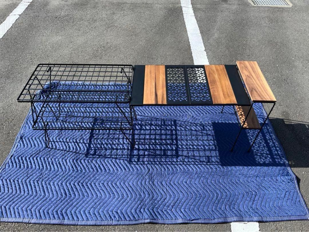 CAMP GEEKS ウォールナット×レザー天板