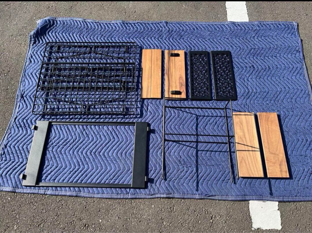 CAMP GEEKS ウォールナット×レザー天板