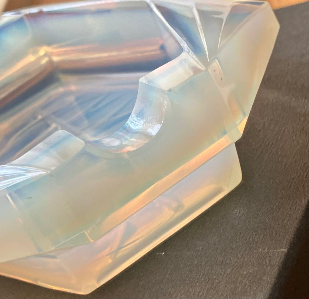オパールセント　アンティーク　ガラス　エドモント・エトラン　ほぼ　完品
