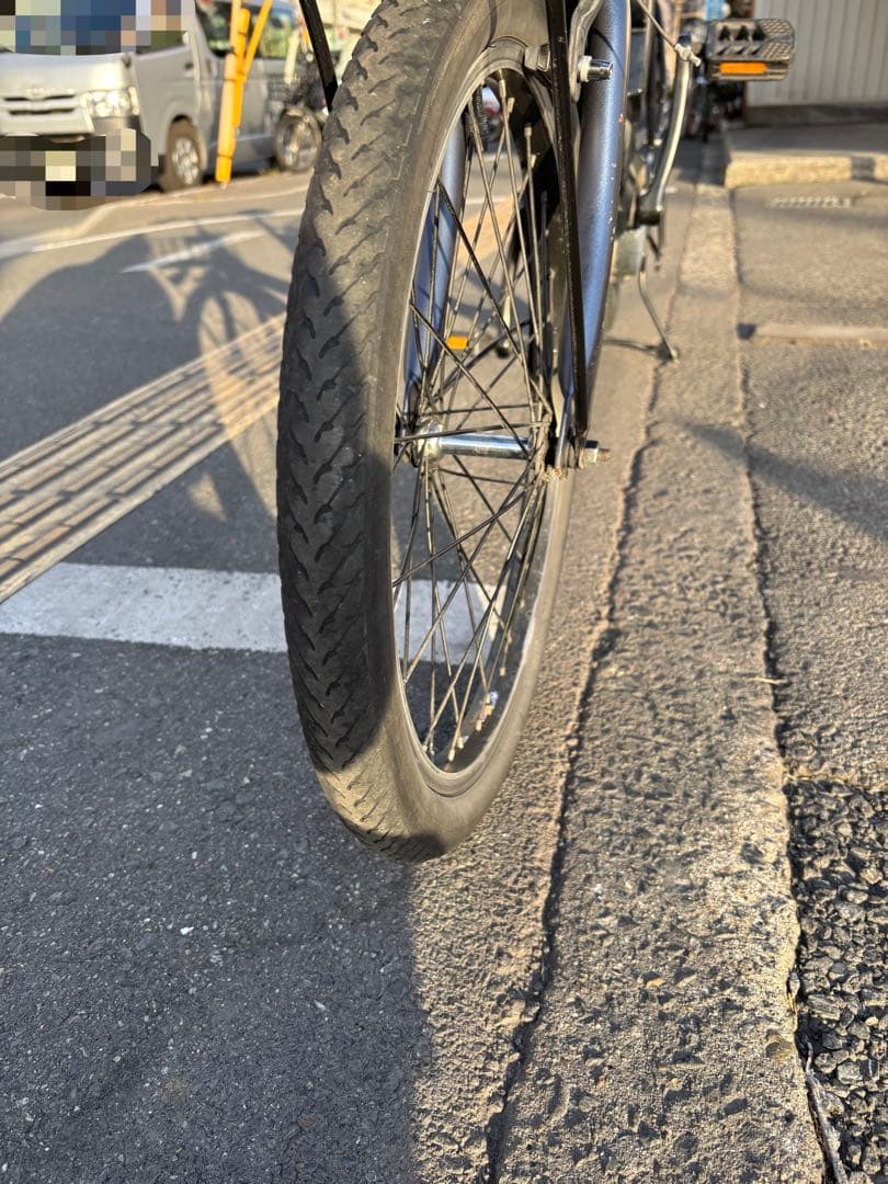 中古20㌅Panasonic電動アシスト自転車　8Ah 大阪　036番