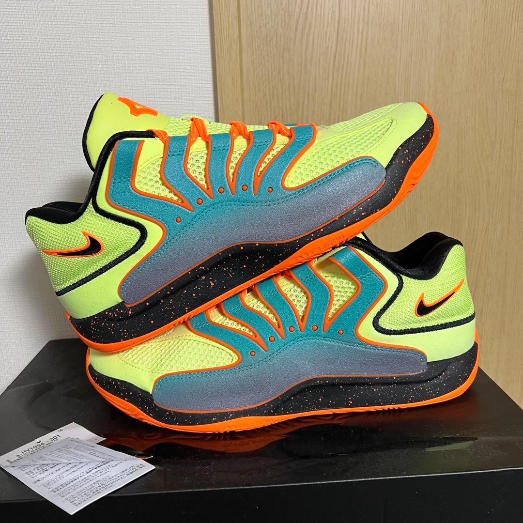 シューズ(男性用) NIKE KD 18 EP Clear Jade Liquid Lime