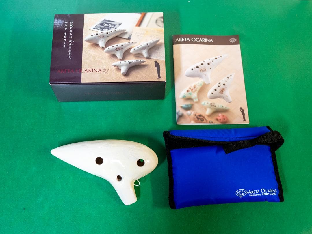 アケタAKETA　オカリナ T-10F（テノール）ソフトケース付き