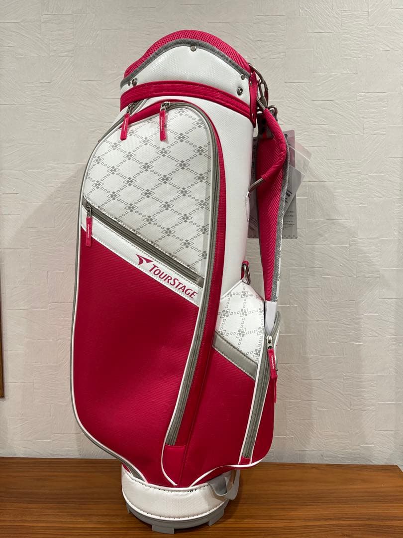 TOURSTAGE キャディバッグ ピンク