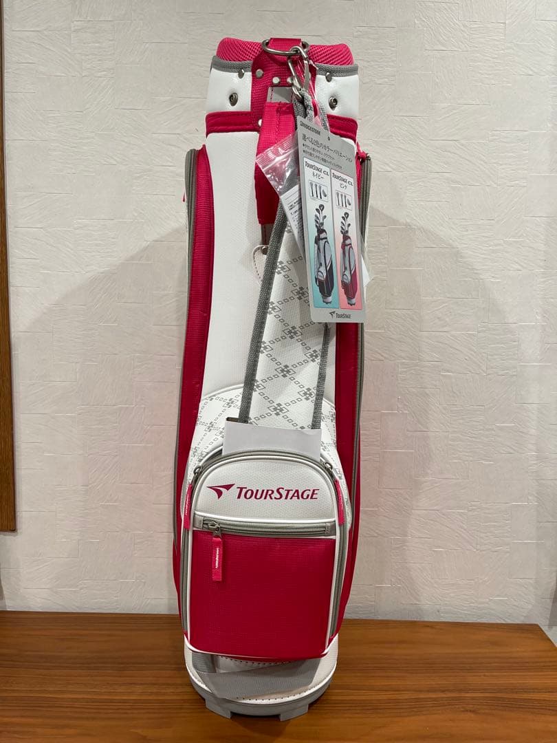 TOURSTAGE キャディバッグ ピンク