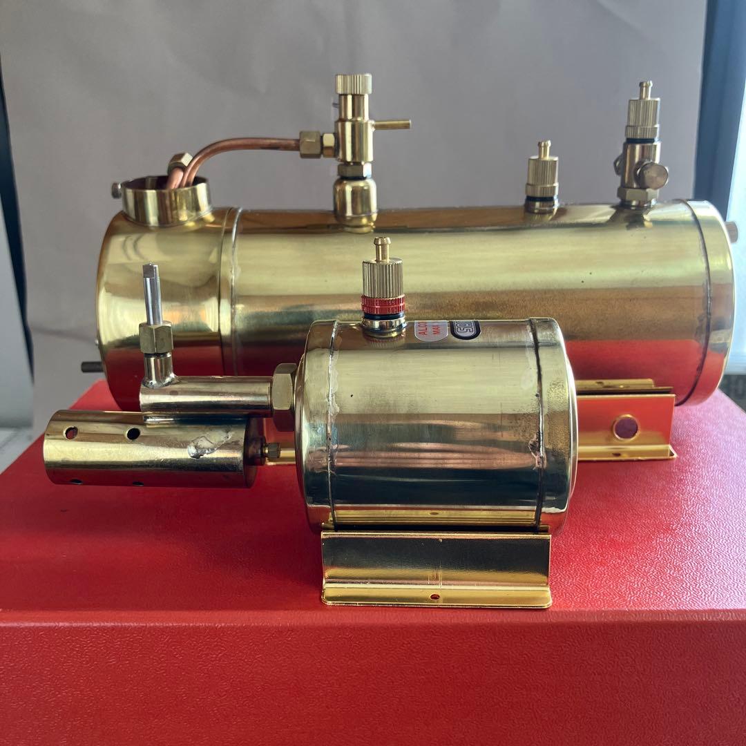 SAITO モデル スチーム エンジン T3DR & ボイラーB3