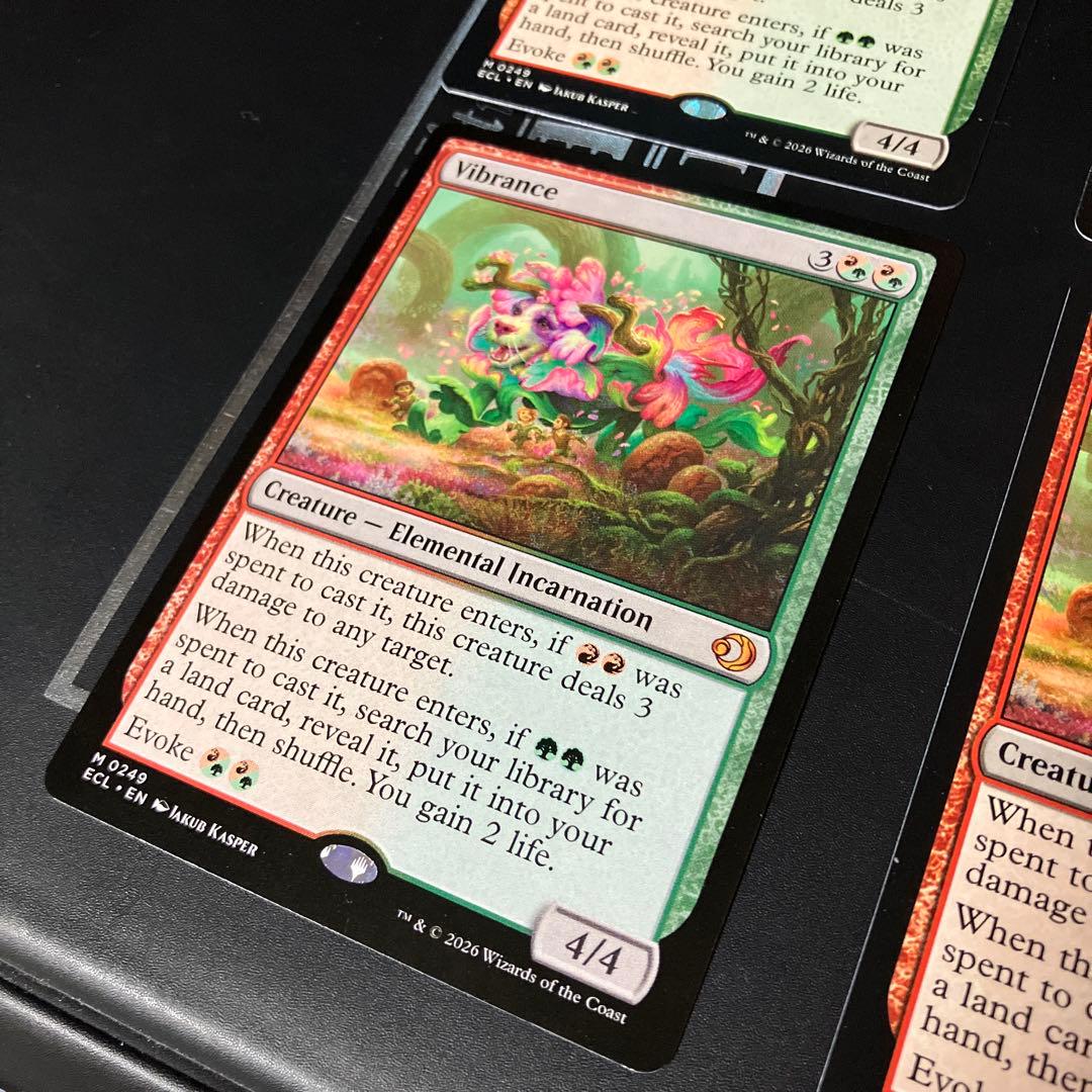 【英語版】MTG　鮮麗　4枚組