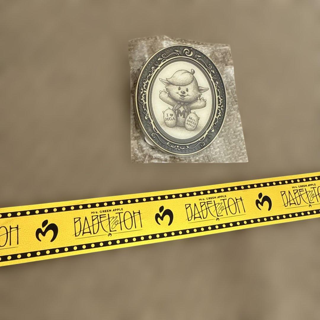 Mrs. GREEN APPLE スピードJAMくじ　メメルピンズ　金テープ付き