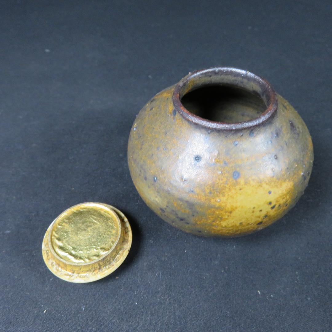 茶入れ 棗 ナツメ 中伊豆窯 山口廣海 茶道具 茶器 茶の湯