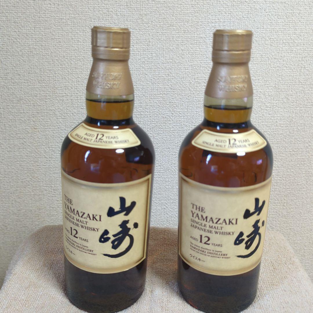 本日のみ山﨑12年700ml2本箱無し