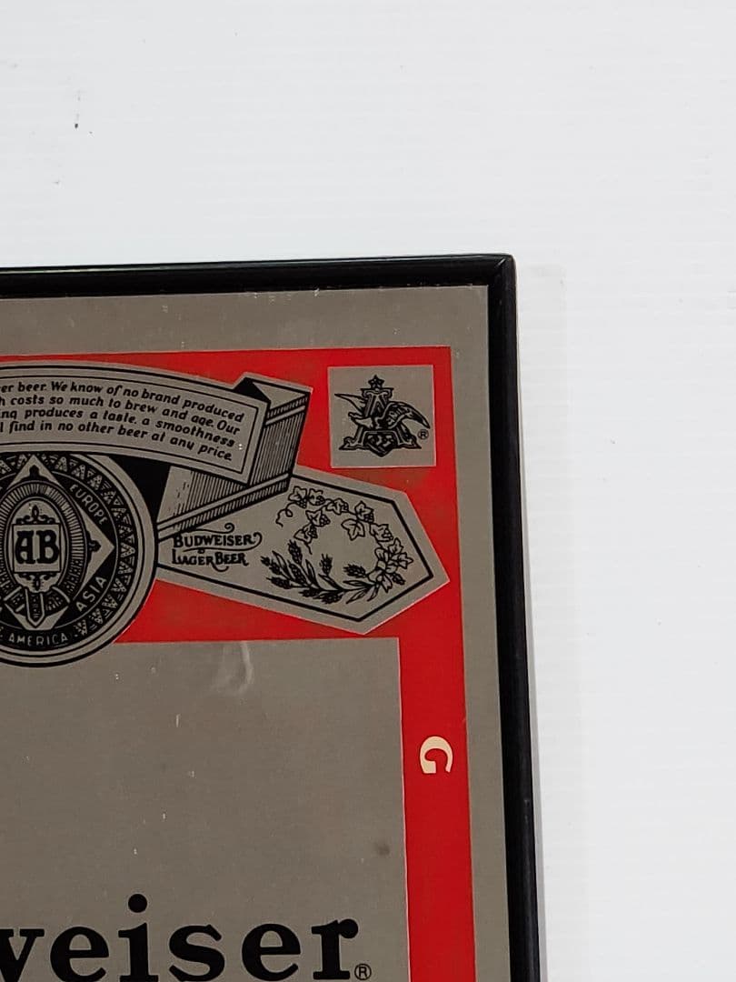 パプミラー　Budweiser バドワイザー/ハイネケン・看板
