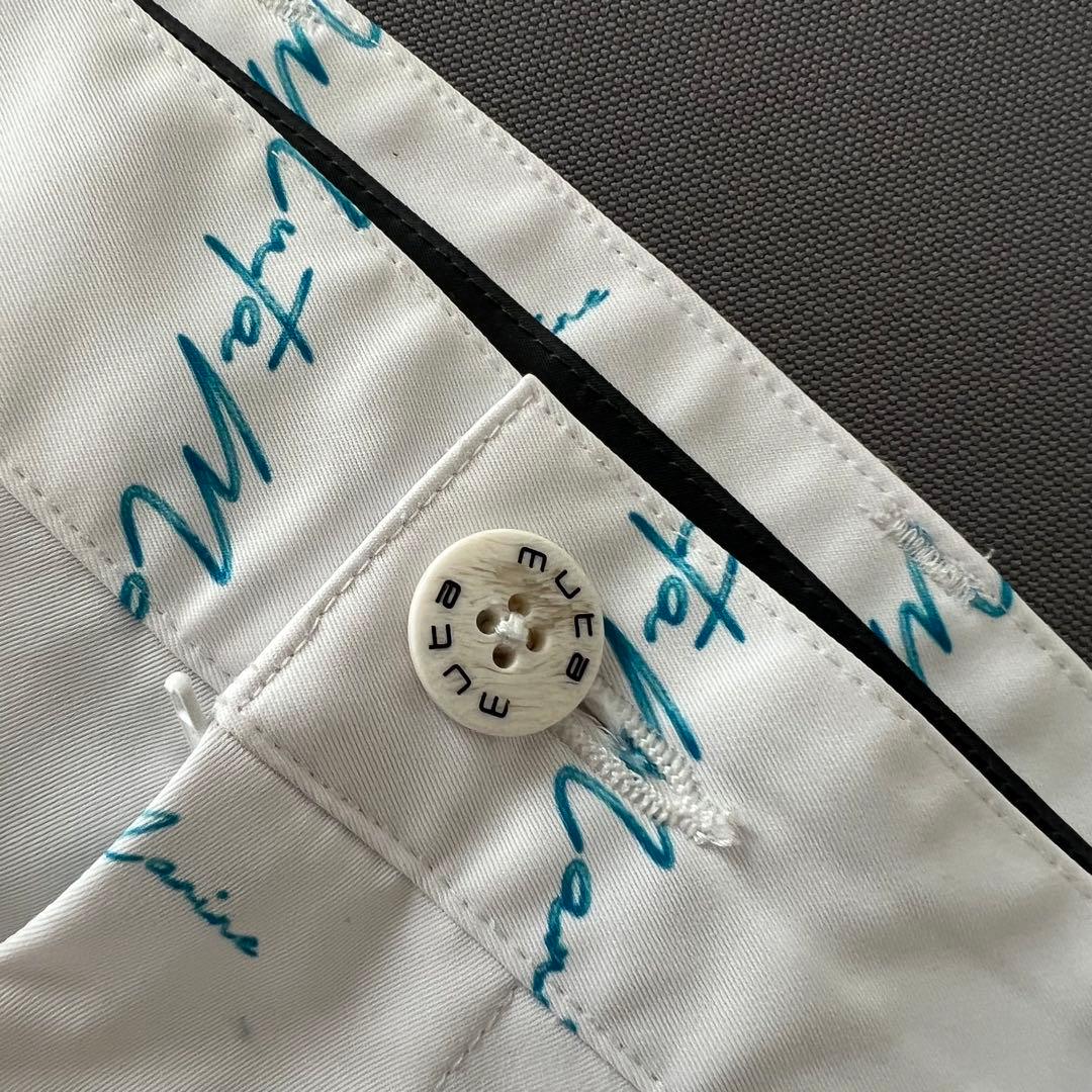 muta MARINE ムータマリン　カーシブロゴ　スラックスパンツ メンズ