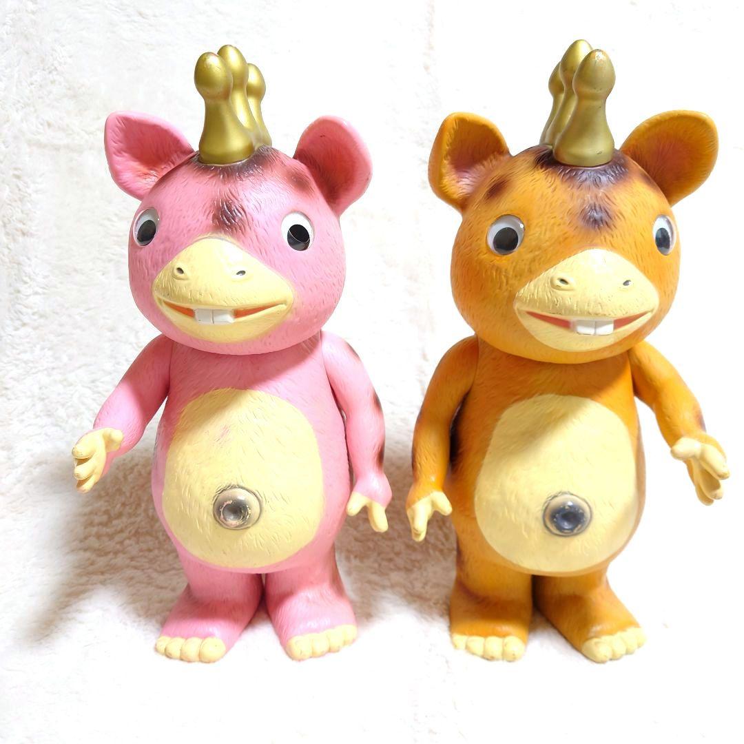 マ*ー様 快獣 ジャイアント ブースカ ソフビ イヌクマ製 円谷プロ 2個セット