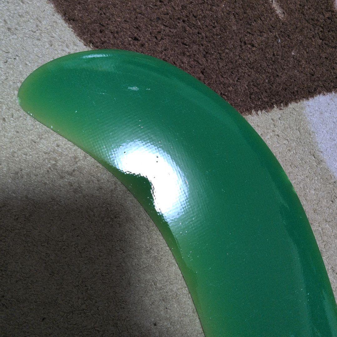FIBRE GLAS FIN CO サーフボードフィン 緑　特大サイズ