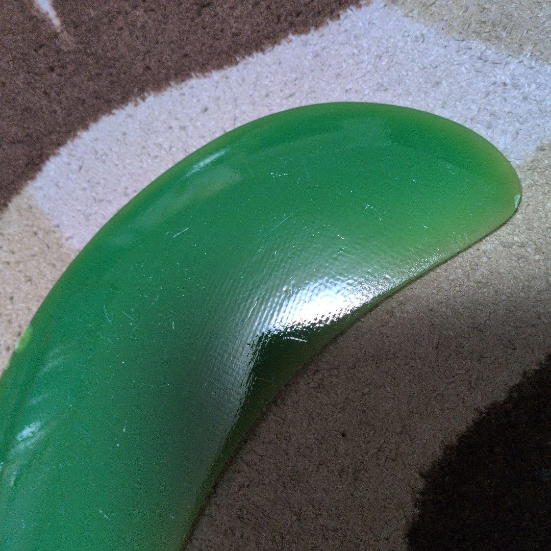 FIBRE GLAS FIN CO サーフボードフィン 緑　特大サイズ