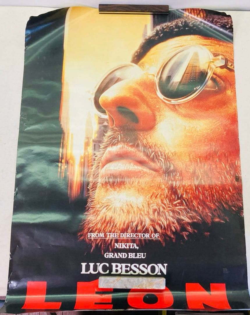 【当時物】映画　LEON　レオン　ジャン・レノ　ポスター　希少　レトロ　S1