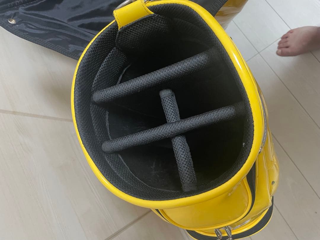 TOUR B イエロー　エナメル　 キャディバッグ