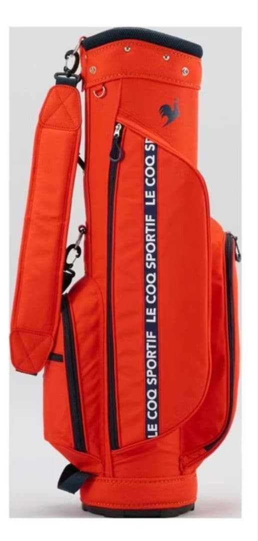 美品 ルコック 軽量 キャディバッグ コンパクト 8型 ゴルフバッグ