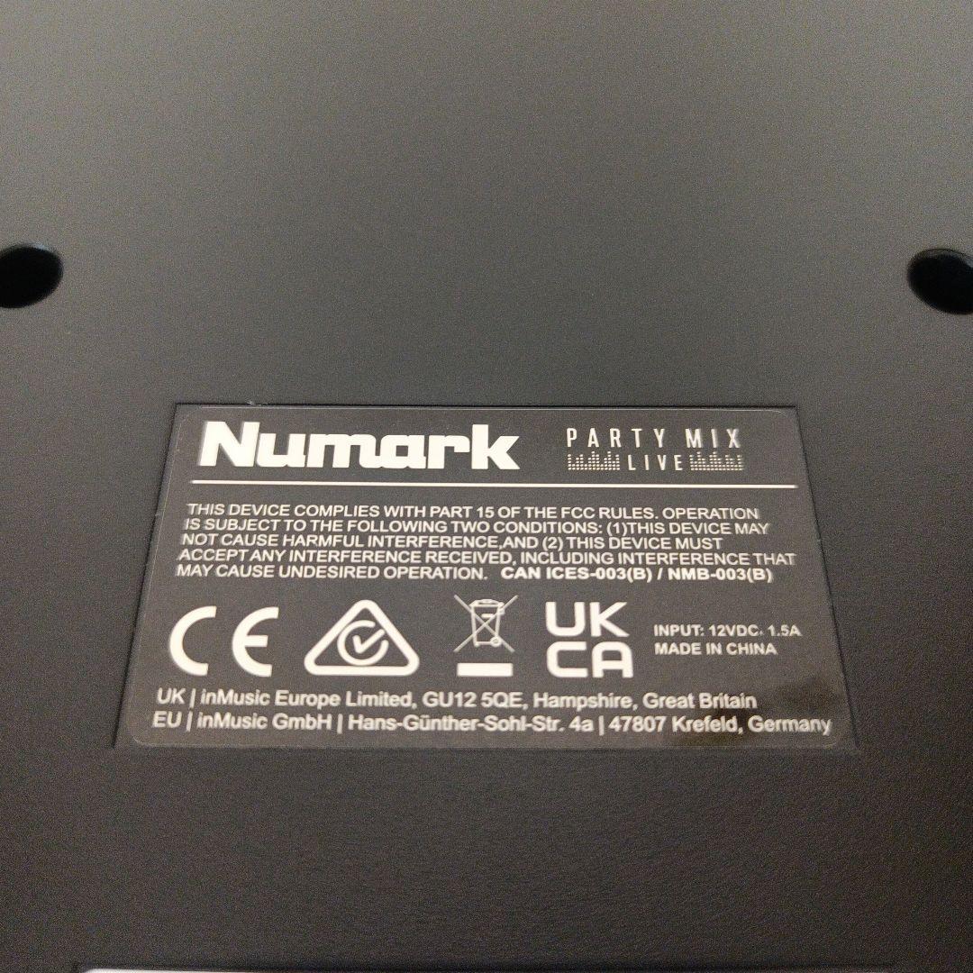 【美品】Numark PARTY MIX LIVE DJコントローラー