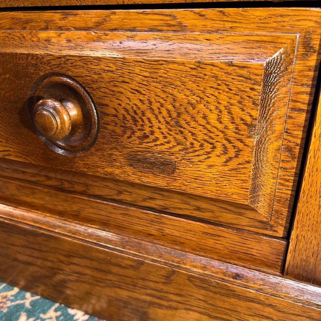 国産ヴィンテージ 北海道　エゾ民芸　アクセントキャビネット