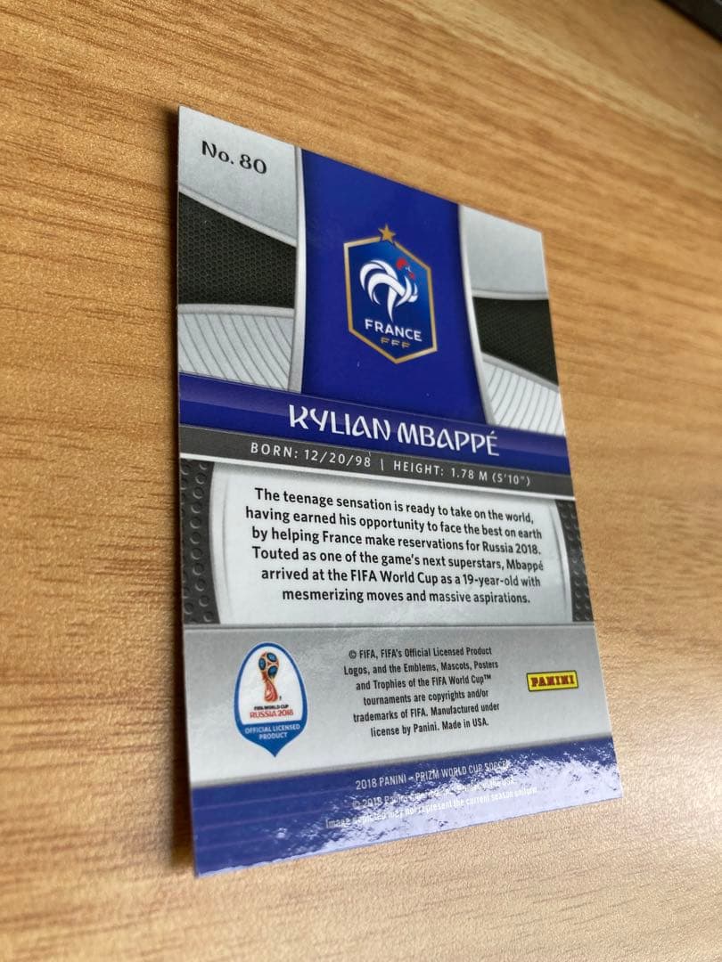 PANINI Prizm Russia 2018 カード mbappe エンバペ