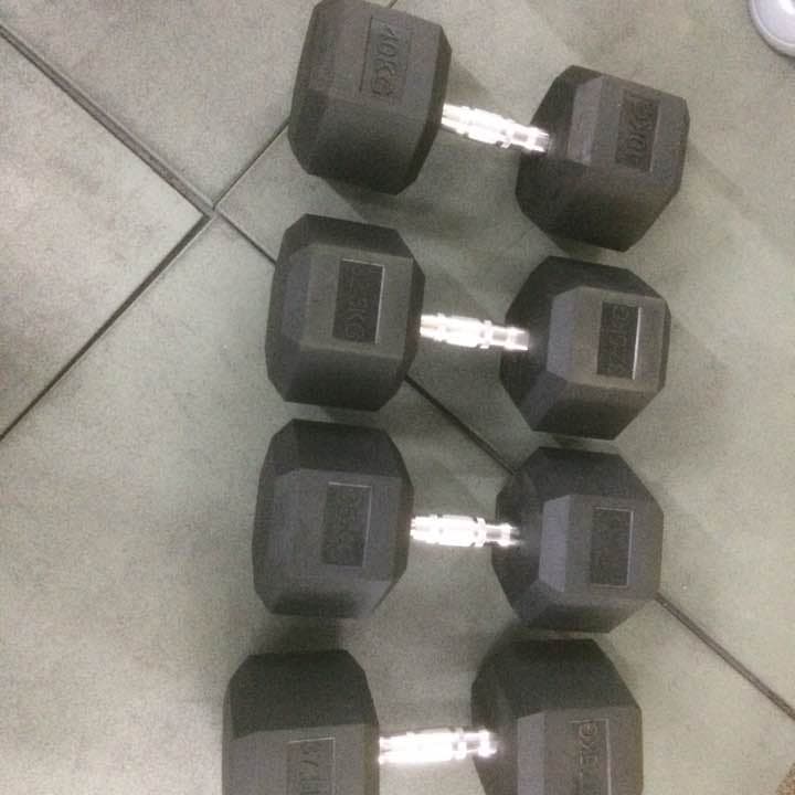 30%割引　ラバーヘックスダンベル 27.5kg 2個