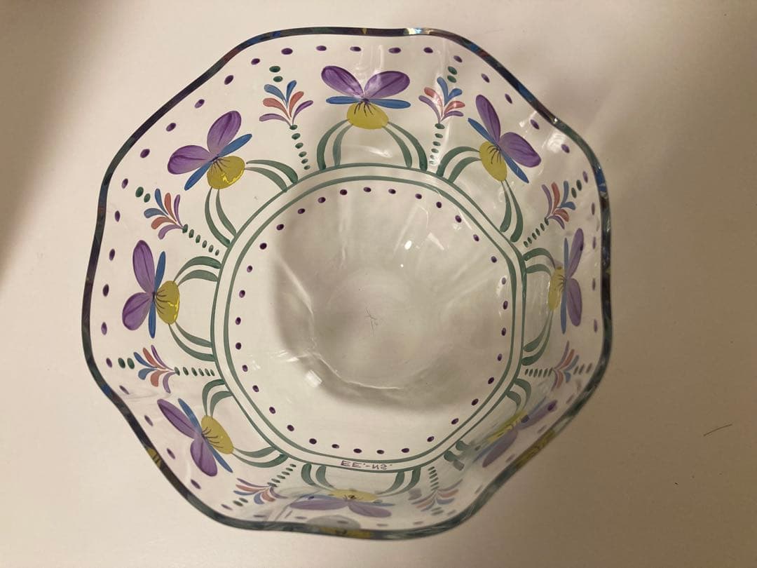 Orrefors Styvmorsviol Eva Englundスウェーデン