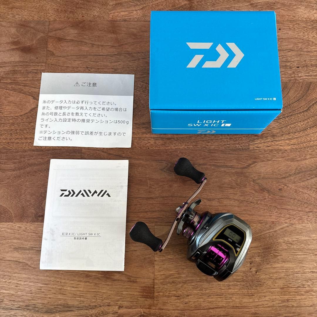 ダイワ　ライトSW X IC Ｌ　カウンター付き　リール　舟　船釣り　ジギング