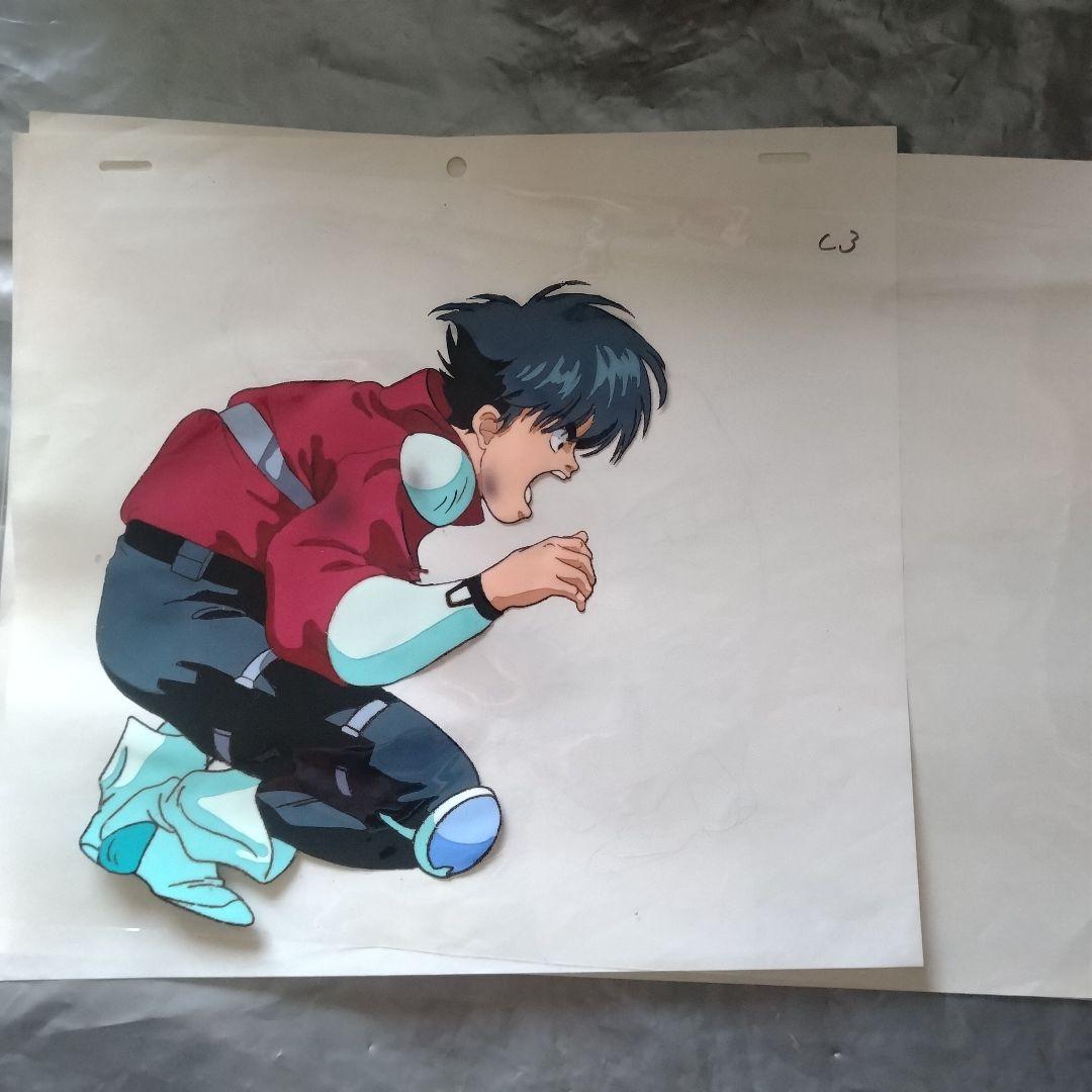 赤い光弾ジリオン　セル画(ロング)　JJ チャンプ アップル