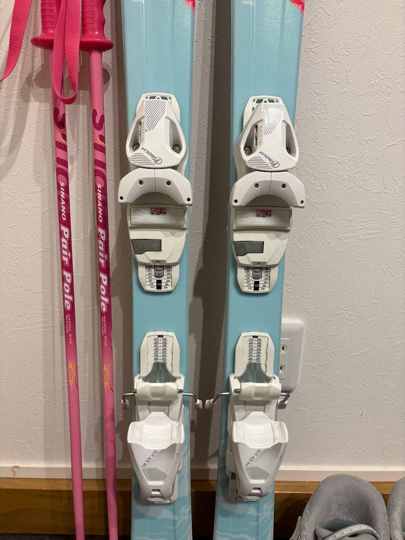 ★女の子用 4点セット メンテナンス.HOTWAX済★ salomon k2