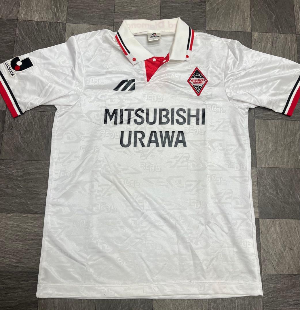 0201-2【レア】浦和レッズ 1995/1996 アウェ半袖 ユニフォーム L