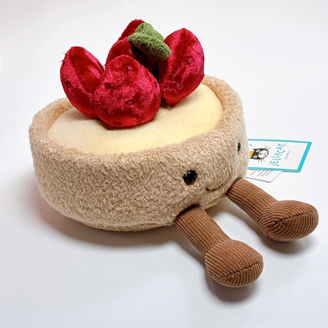 新品　ジェリーキャット ストロベリータルト　ケーキ　ぬいぐるみ　袋付き