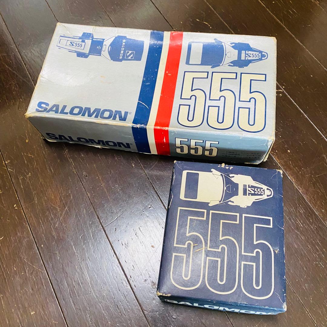 SALOMON 555 正規品 ヴィンテージ スキー ビンディング金具 サロモン