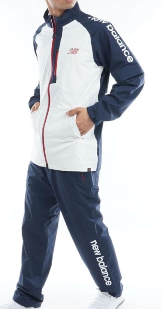 新品正規品ニューバランスゴルフ/6】レインウェア上下セットアップ撥水透湿