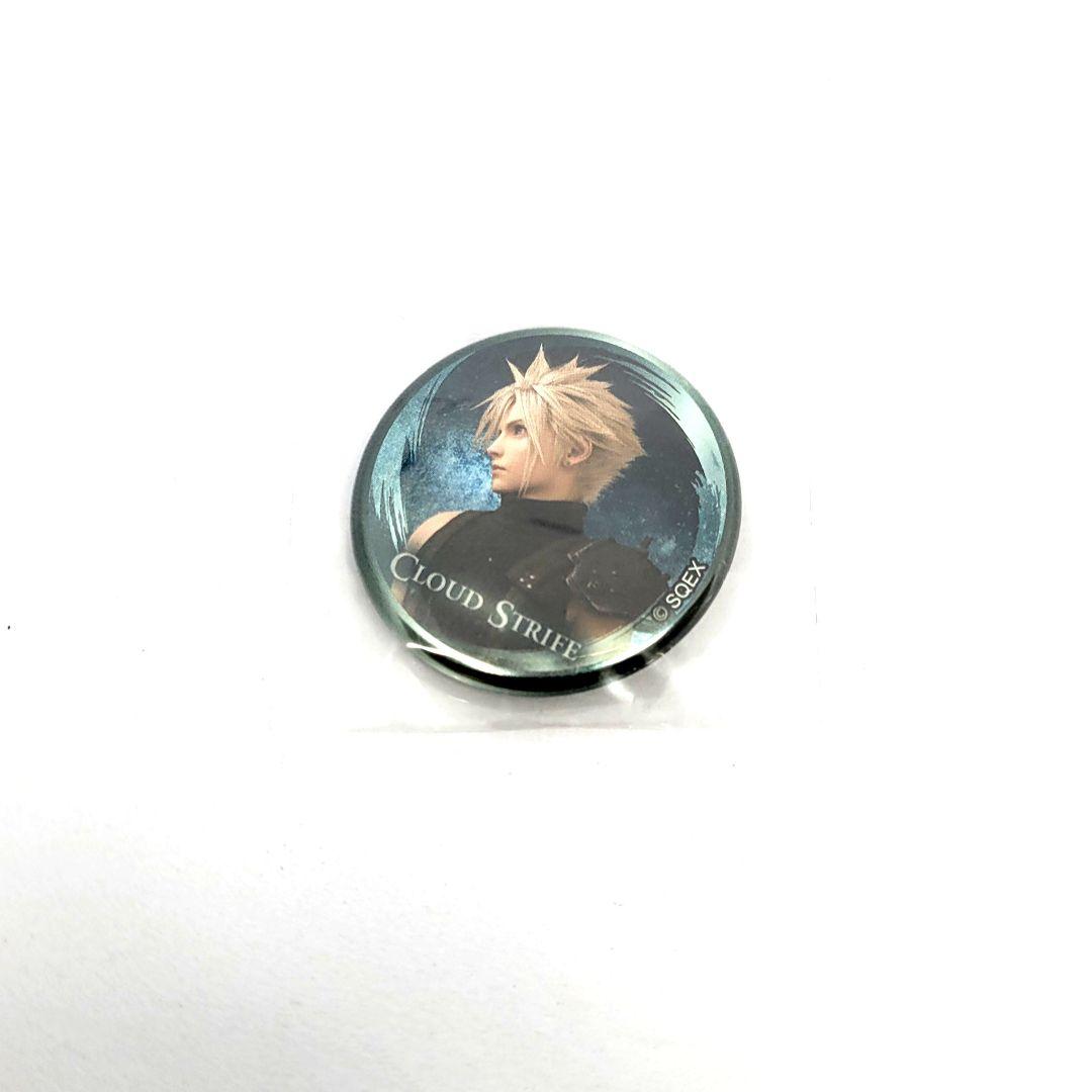 FF7 ファイナルファンタジー7 メタリック缶バッジ グッズ クラウド エアリス