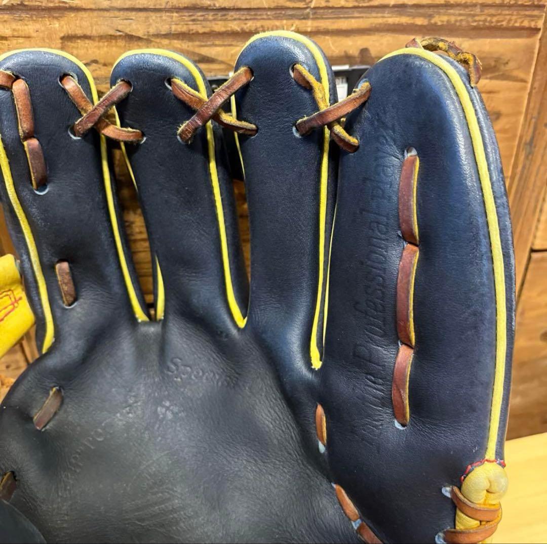 28日まで最終値下げ スラッガー/Slugger 軟式グローブ 黒/黄色