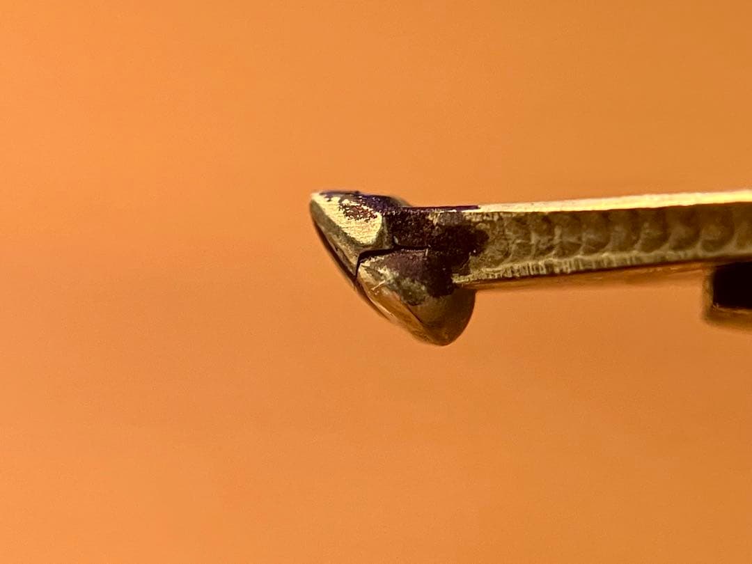 クロスポイント長刀研ぎ万年筆 螺鈿細工 極太