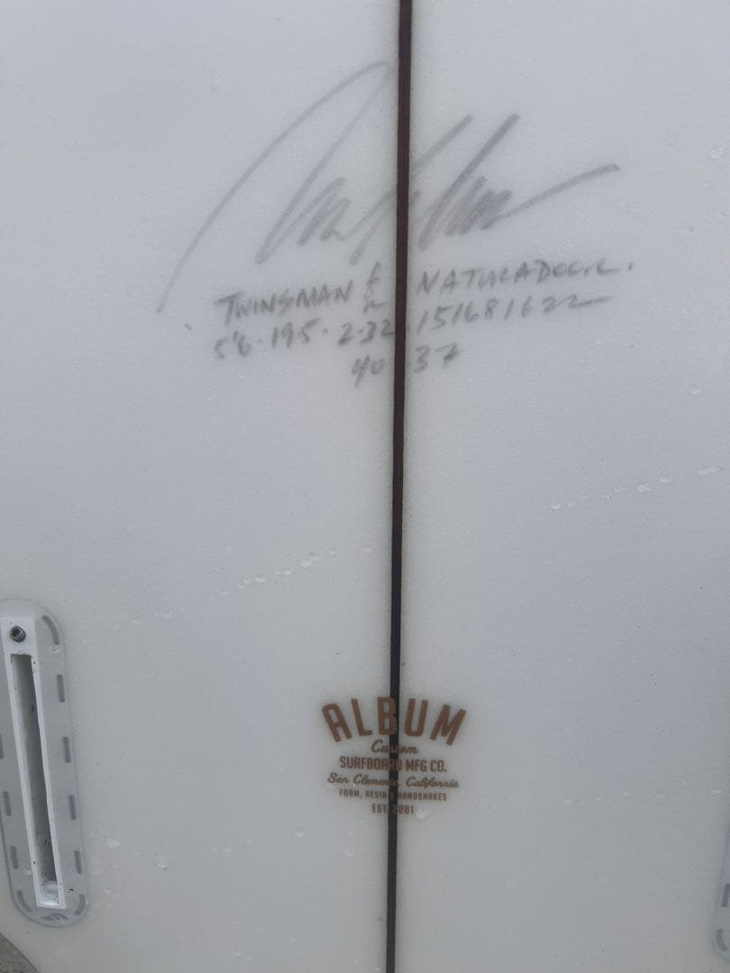 サーフィン・ボディボード ALBUM TWINSMAN 5'6 futures
