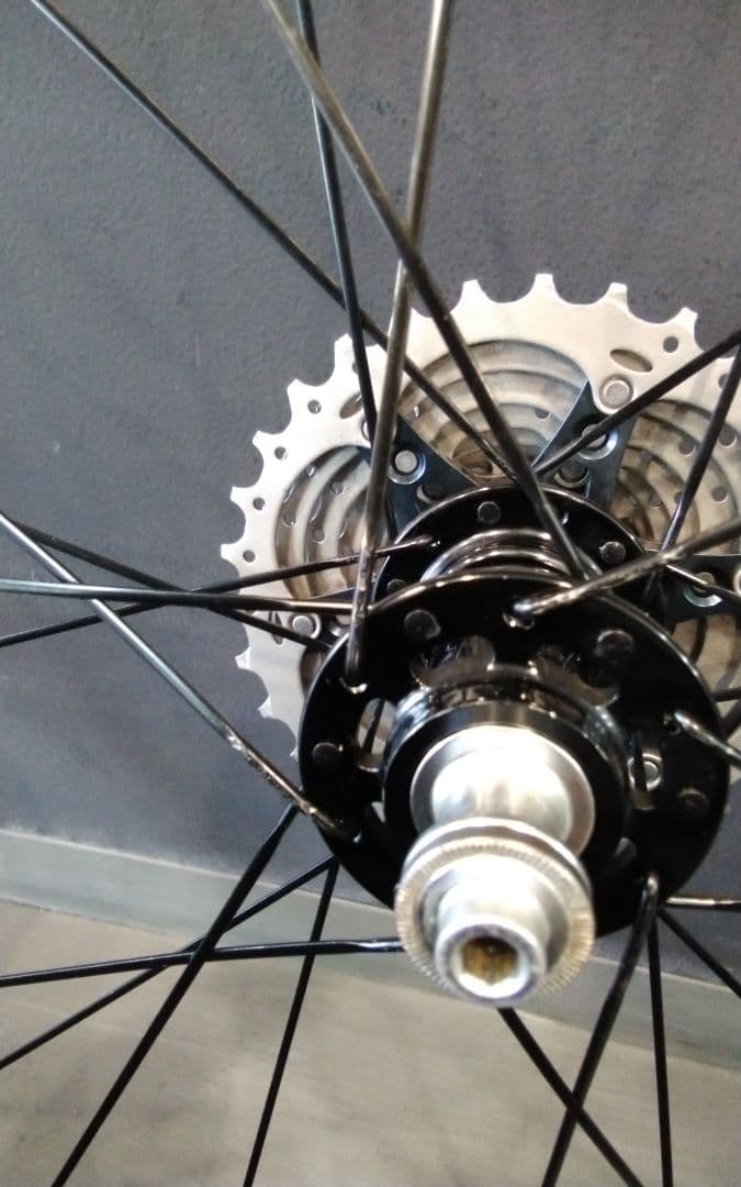 新品未使用 ヒルクライム決戦用 完組ホイール ペア1055ｇ