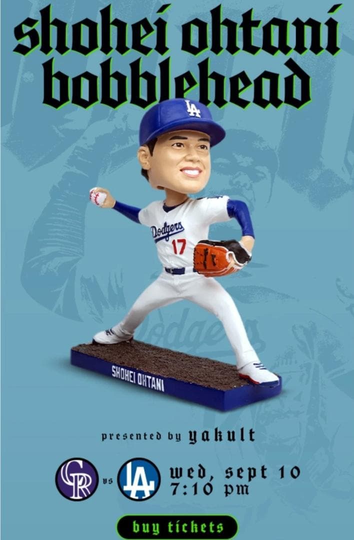 【セット】9/10 スタジアム限定 大谷翔平50/50達成記念 ボブルヘッド