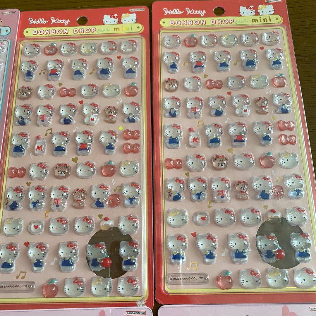 【正規品】ボンボンドロップシール サンリオmini 4種類　8個セット