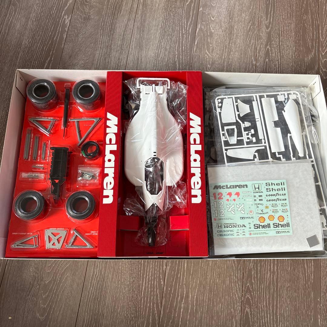 （2）説明書はコピー　田宮　マクラーレン MP4/6 Honda 1/12