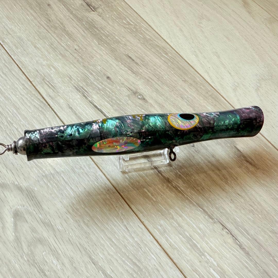 貝田ルアー トランペット 185 アワビ張り 未使用　鮪　釣り　ルアー　希少