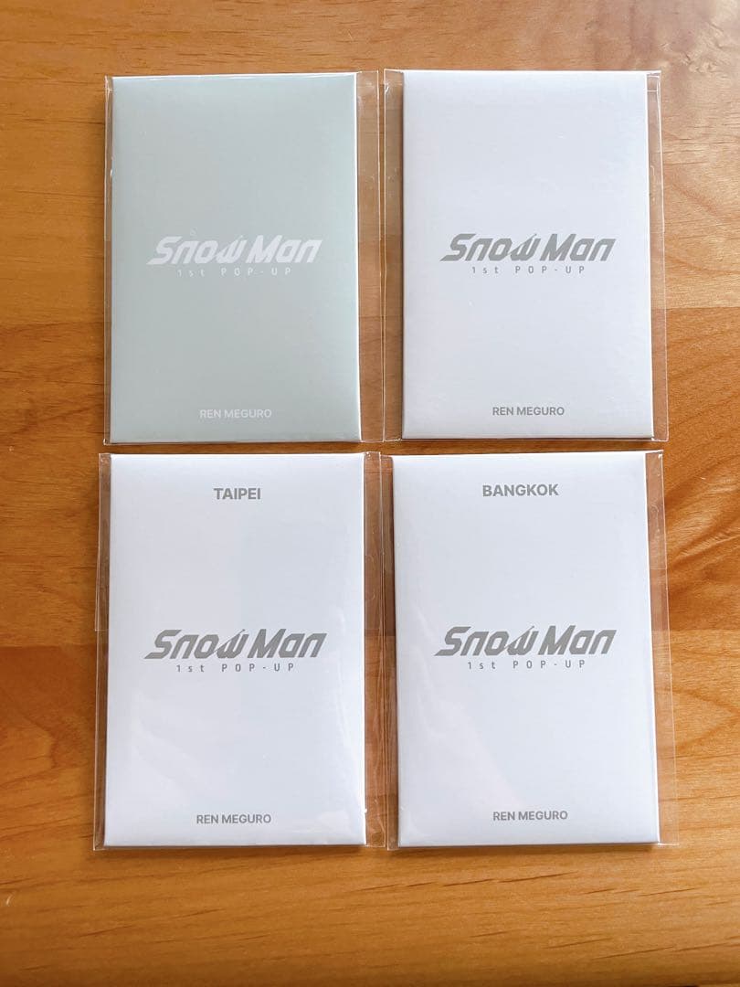 Man ポップアップ クッキー缶 目黒蓮 レシート フォトカード スノ