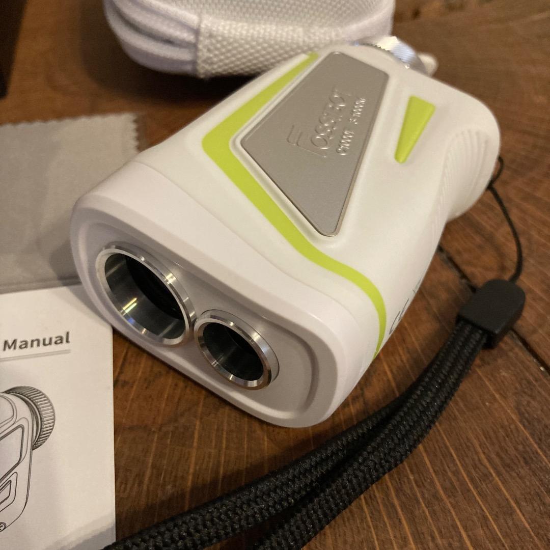美品 FOSSIBOT USB充電式 ゴルフ用レーザー距離計 C1000F