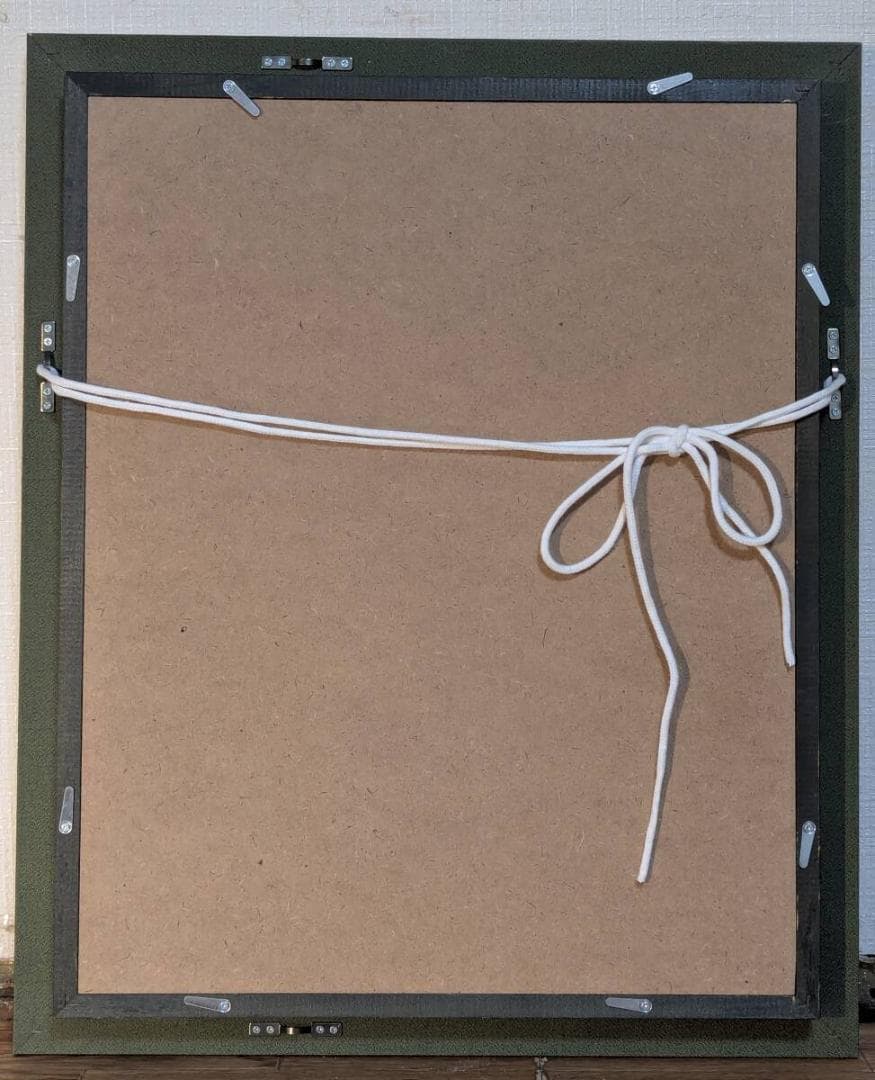 【真作】絵画　中島裕子　油彩6号　モーニングローズ　優雅なる視線　箱入　X74