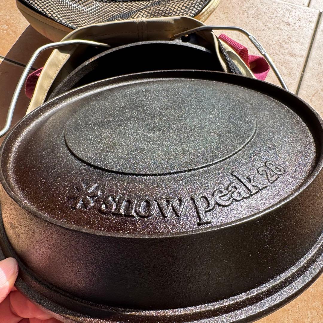 ◉美品 スノーピーク　和鉄ダッチオーブン28 チャコールスタンド リフター★廃盤