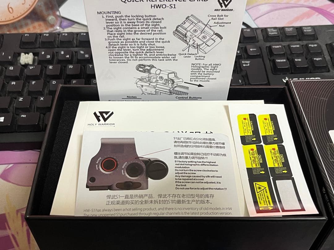 【Holy Warrior】 EOTech EXPS3-0 US FLAG刻印