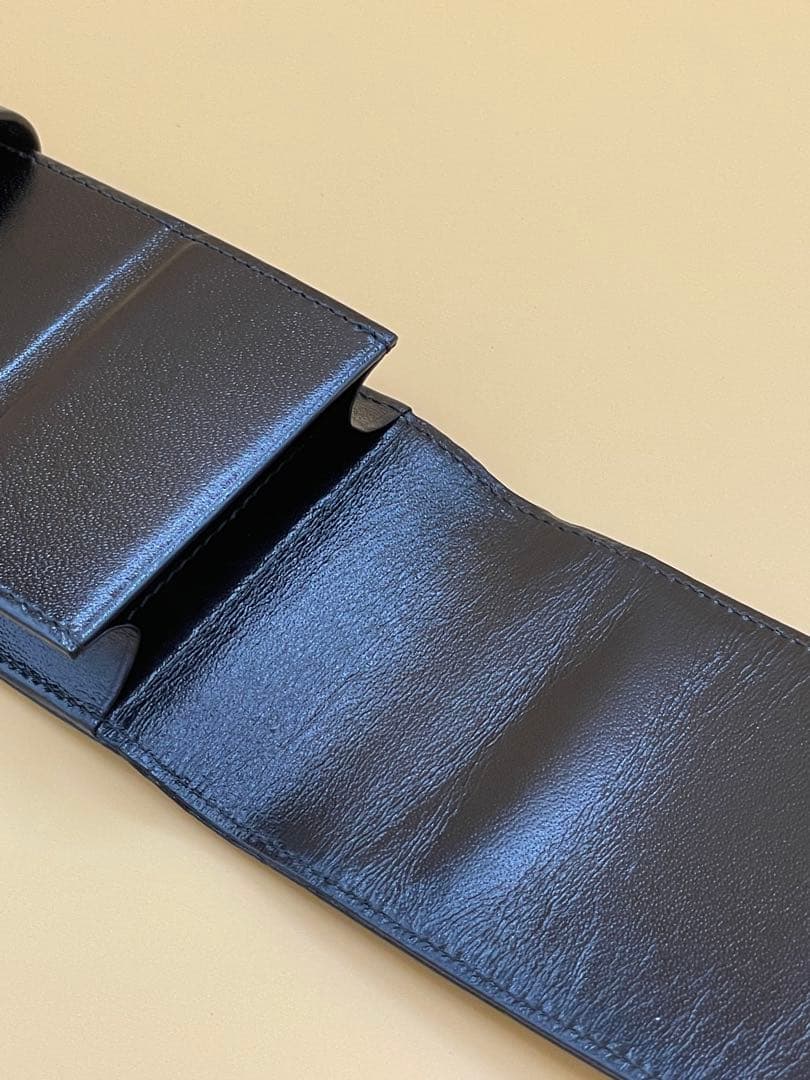 モンブラン MONTBLANC　3本差しレザーペンケース（ブラック）