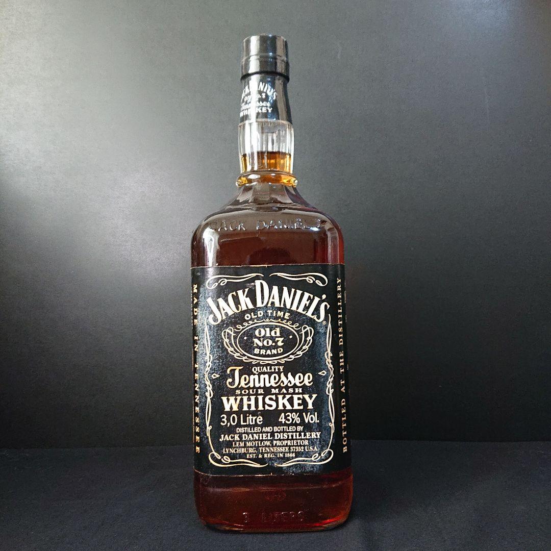 ウイスキー ジャックダニエル 3000ml 終売 旧ボトル 台座 テネシー