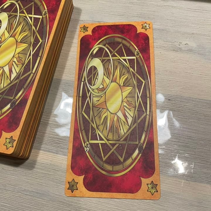 【初版 CLAMP】描きおろしクロウカードセット　本　タロット　カードキャプター